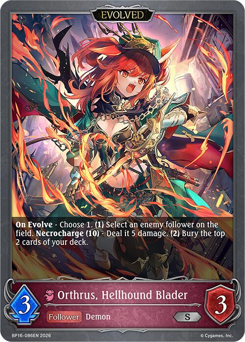 Orthrus, Hellhound Blader (Evolved) (BP16-086EN) [Advent of Genesis]