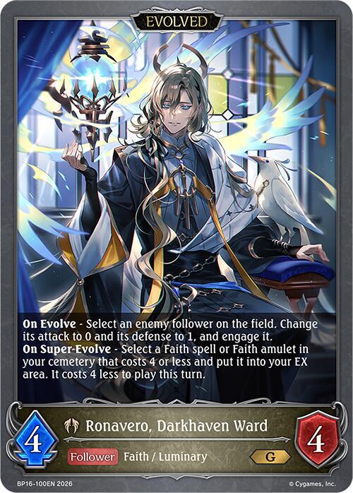 Ronavero, Darkhaven Ward (Evolved) (BP16-100EN) [Advent of Genesis]
