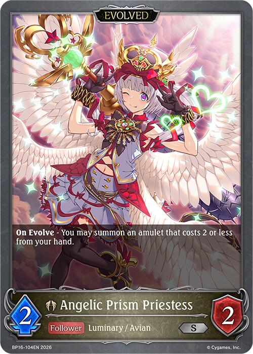 Angelic Prism Priestess (Evolved) (BP16-104EN) [Advent of Genesis]