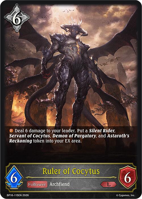 Ruler of Cocytus (BP16-115EN) [Advent of Genesis]