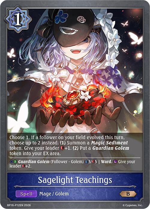 Sagelight Teachings - P12 (Foil) (BP16-P12EN) [Advent of Genesis]