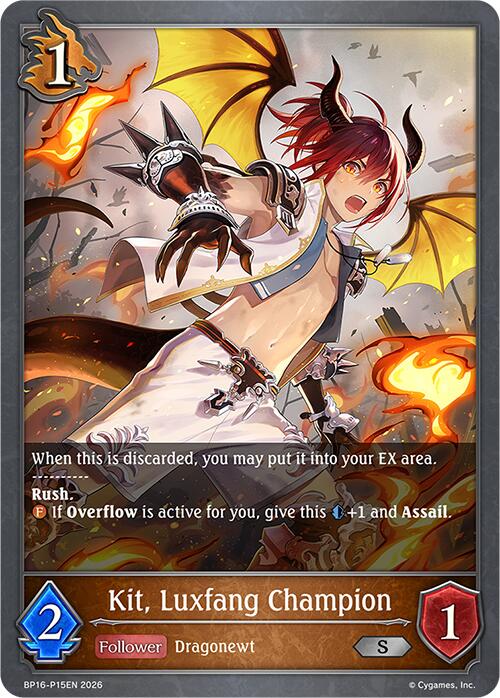 Kit, Luxfang Champion - P15 (Foil) (BP16-P15EN) [Advent of Genesis]