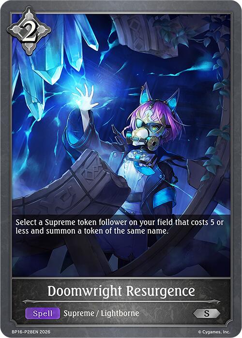 Doomwright Resurgence - P28 (Foil) (BP16-P28EN) [Advent of Genesis]