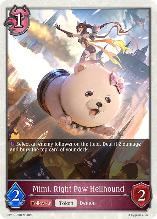 Mimi, Right Paw Hellhound - P30 (Foil) (BP16-P30EN) [Advent of Genesis]