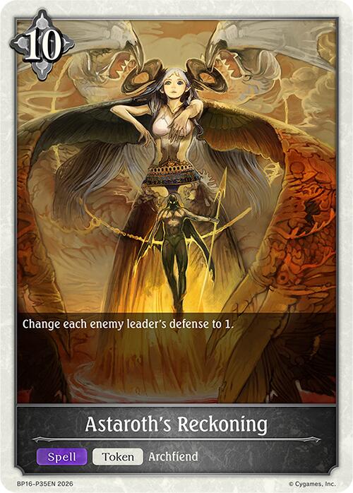 Astaroth's Reckoning - P35 (Foil) (BP16-P35EN) [Advent of Genesis]