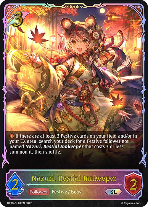 Nazuri, Bestial Innkeeper (BP16-SL04EN) [Advent of Genesis]