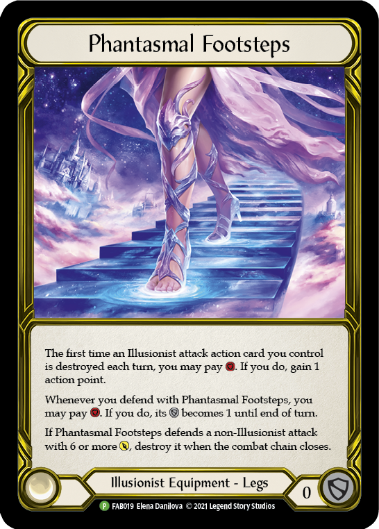 Phantasmal Footsteps [FAB019] (Promo)  Cold Foil