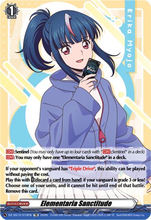 Elementaria Sanctitude (DZ-SS12/019EN) [Master Deckset -Erika Myojo-]