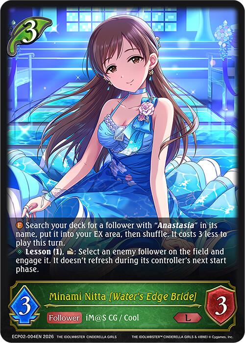 Minami Nitta [Water's Edge Bride] (ECP02-004EN) [THE IDOLM@STER CINDERELLA GIRLS]