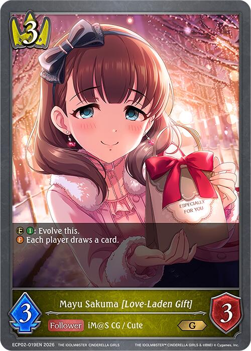 Mayu Sakuma [Love-Laden Gift] (ECP02-019EN) [THE IDOLM@STER CINDERELLA GIRLS]