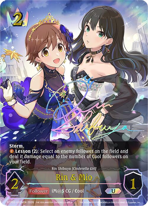 Rin & Mio (ECP02-U03aEN) [THE IDOLM@STER CINDERELLA GIRLS]