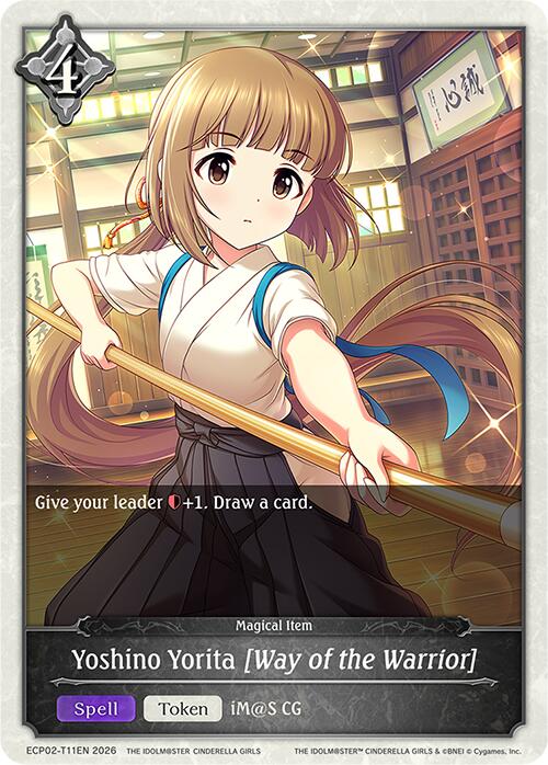 Yoshino Yorita [Way of the Warrior] (ECP02-T11EN) [THE IDOLM@STER CINDERELLA GIRLS]