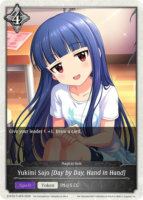 Yukimi Sajo [Day by Day, Hand in Hand] (ECP02-T14EN) [THE IDOLM@STER CINDERELLA GIRLS]