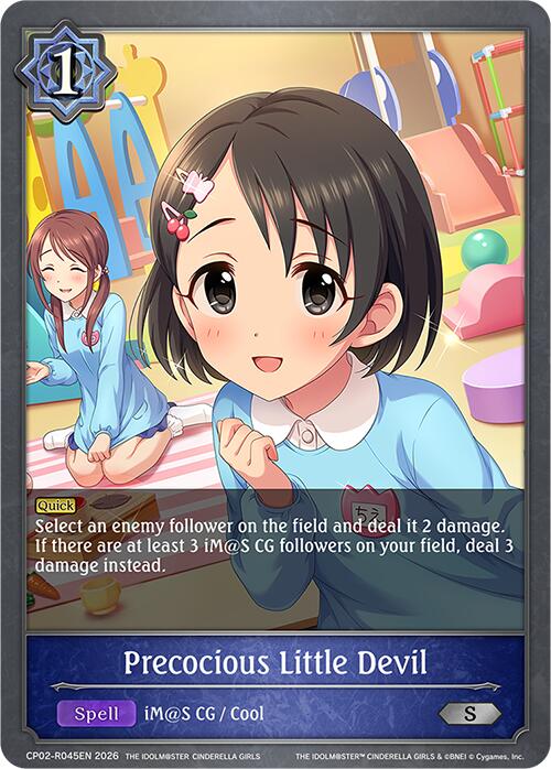 Precocious Little Devil (Reprint) (CP02-R045EN) [THE IDOLM@STER CINDERELLA GIRLS EX Crossover Set]