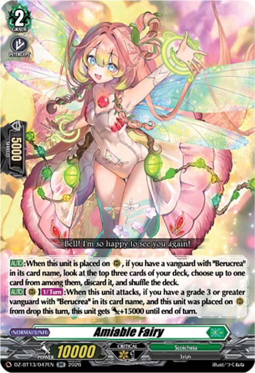 Amiable Fairy (DZ-BT13/047EN) [Parallactic Clash]