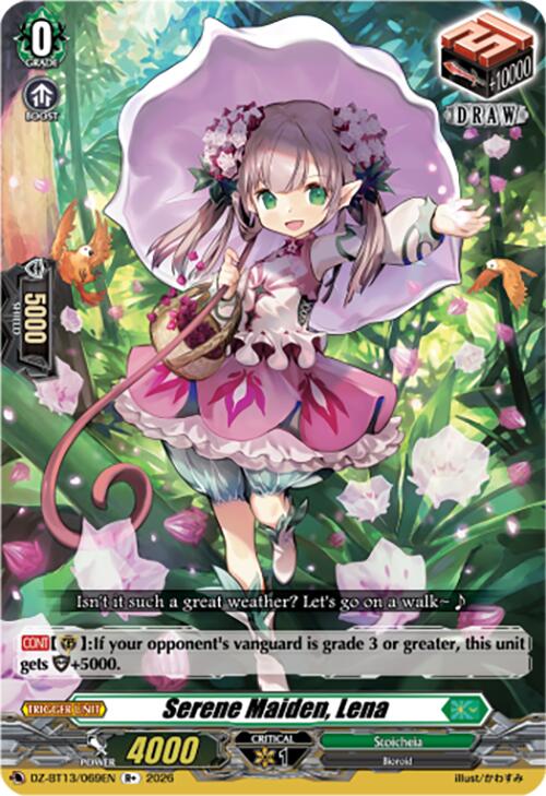 Serene Maiden, Lena (DZ-BT13/069EN) [Parallactic Clash]