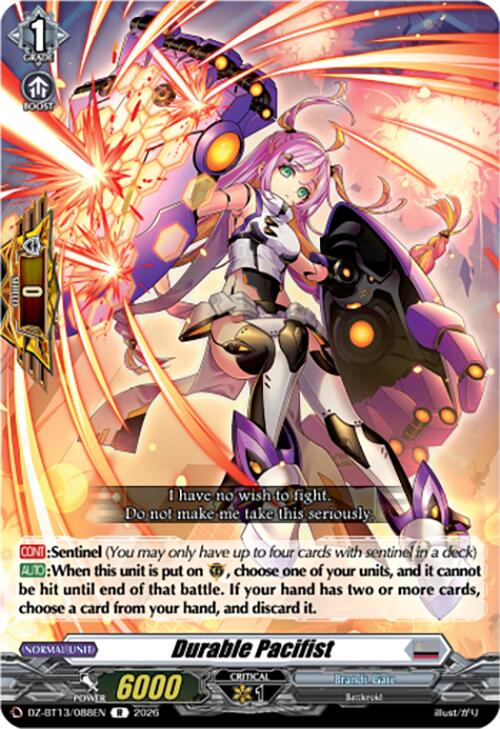 Durable Pacifist (DZ-BT13/088EN) [Parallactic Clash]