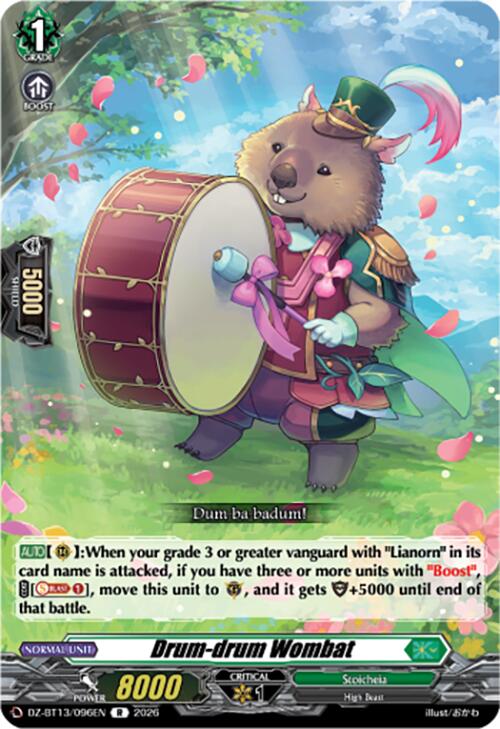 Drum-drum Wombat (DZ-BT13/096EN) [Parallactic Clash]