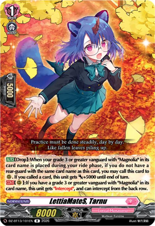 LettiaMateS, Tarnu (DZ-BT13/101EN) [Parallactic Clash]