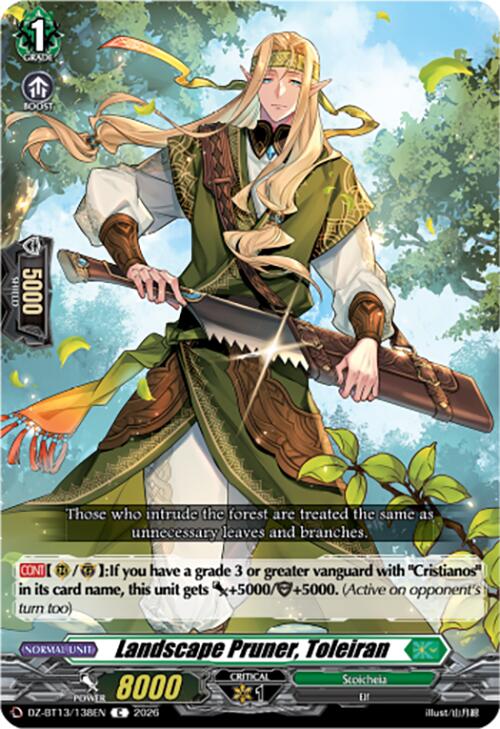 Landscape Pruner, Toleiran (DZ-BT13/138EN) [Parallactic Clash]