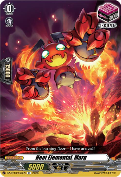 Heat Elemental, Marg (DZ-BT13/153EN) [Parallactic Clash]