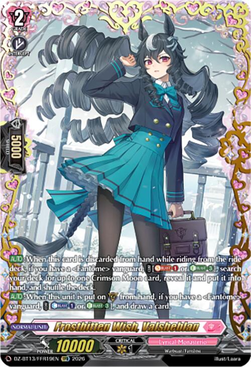 Frostbitten Wish, Valsheblan (DZ-BT13/FFR19EN) [Parallactic Clash]