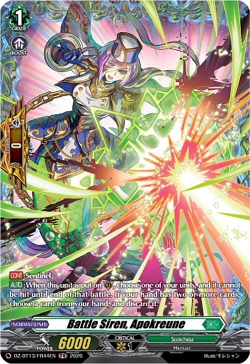 Battle Siren, Apokreune (DZ-BT13/FR44EN) [Parallactic Clash]