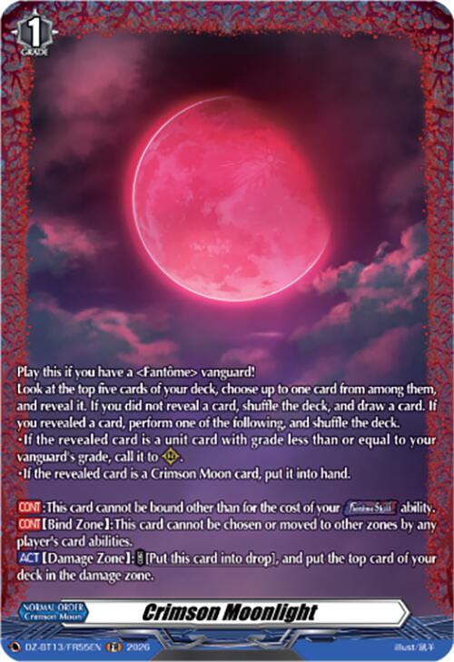 Crimson Moonlight (DZ-BT13/FR55EN) [Parallactic Clash]