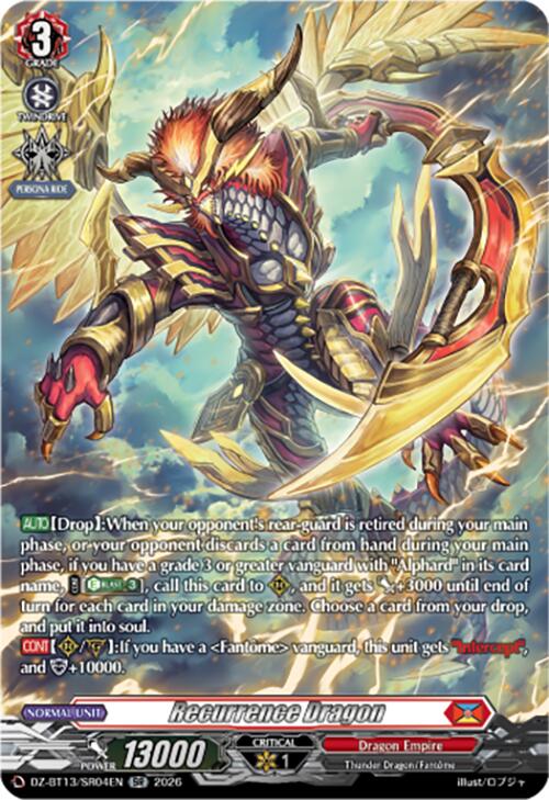 Recurrence Dragon (DZ-BT13/SR04EN) [Parallactic Clash]