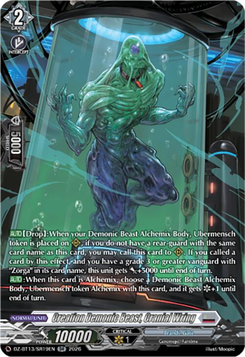 Creation Demonic Beast, Cranial Wring (DZ-BT13/SR19EN) [Parallactic Clash]