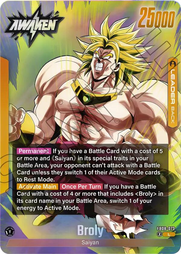 Broly (FB08-073) [Story Booster 01]