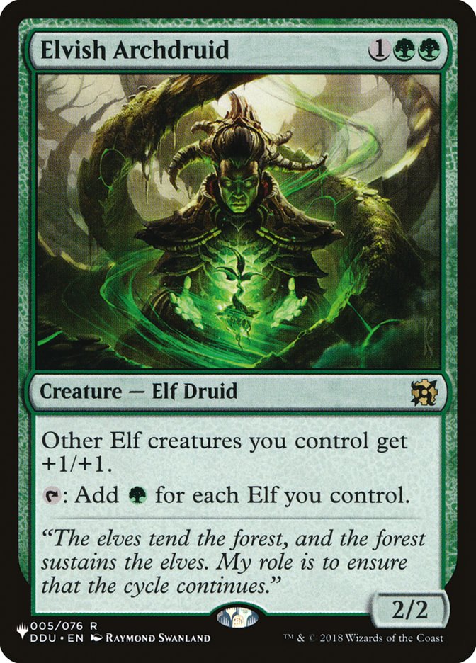 Elvish Archdruid [The List] (LDDU 5)