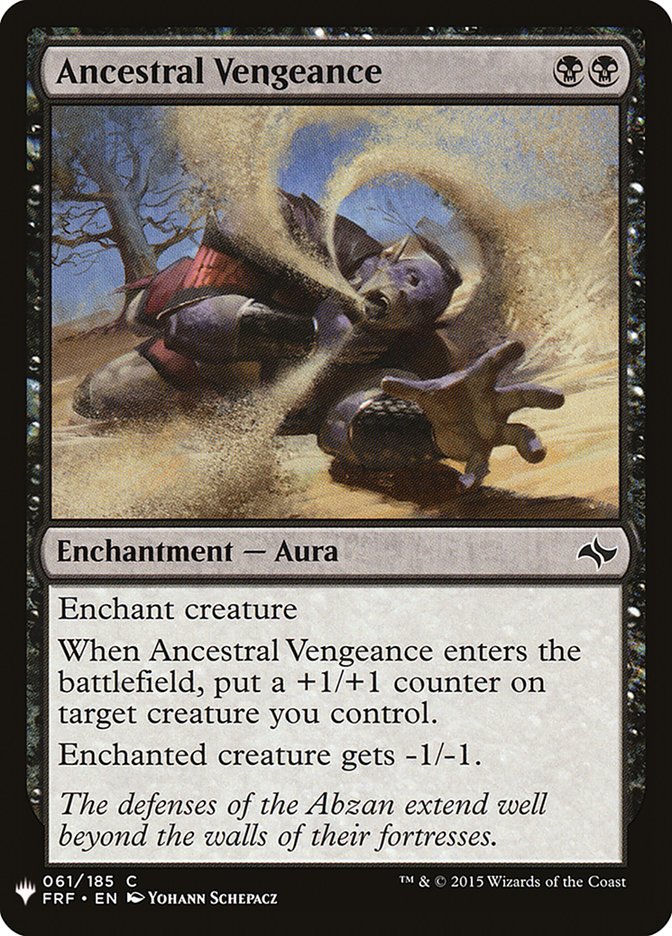 Ancestral Vengeance [Mystery Booster] (MB1 565)