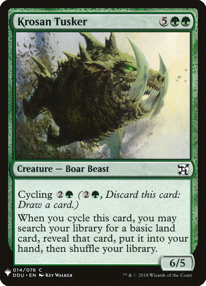 Krosan Tusker [Mystery Booster] (MB1 1255)