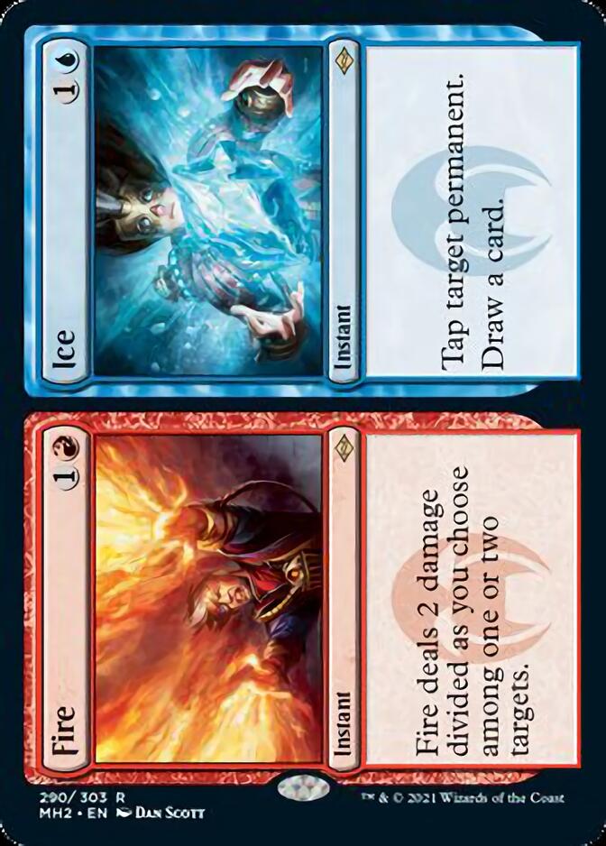 Fire // Ice (Etched Foil) [Modern Horizons 2] (MH2 290)
