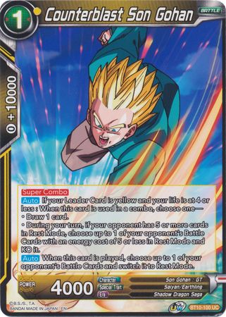 Counterblast Son Gohan [BT10-100]