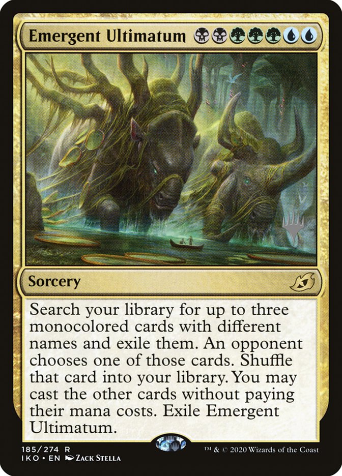 Emergent Ultimatum (Promo Pack) [Ikoria: Lair of Behemoths Promos] (PIKO 185P)