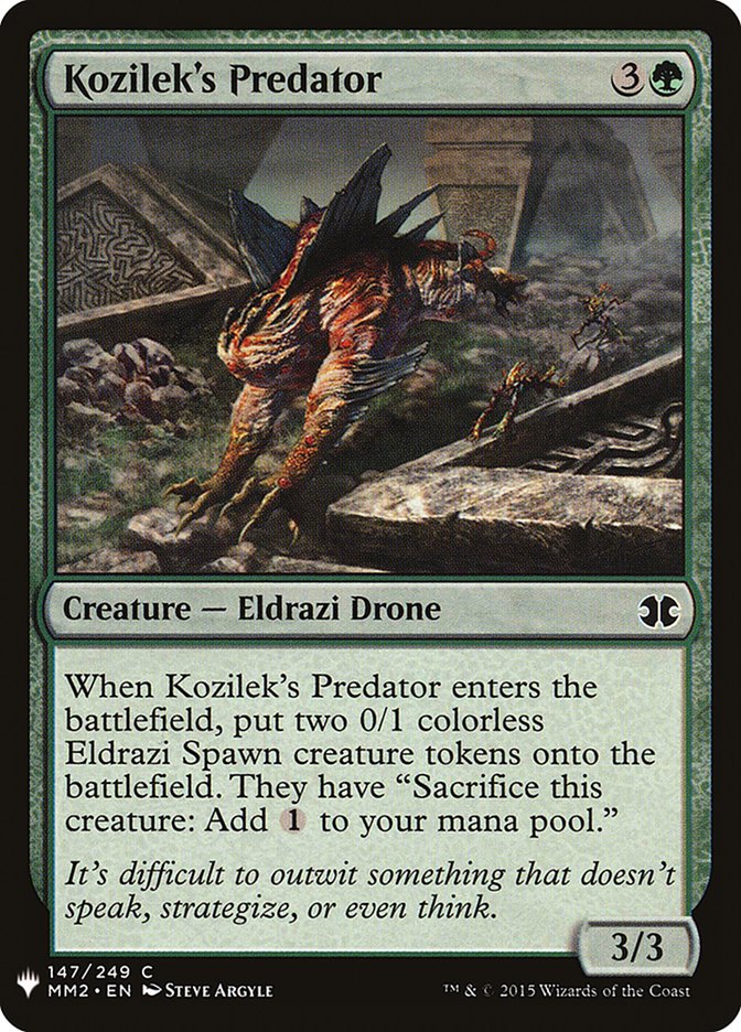 Kozilek's Predator [Mystery Booster] (MB1 1251)