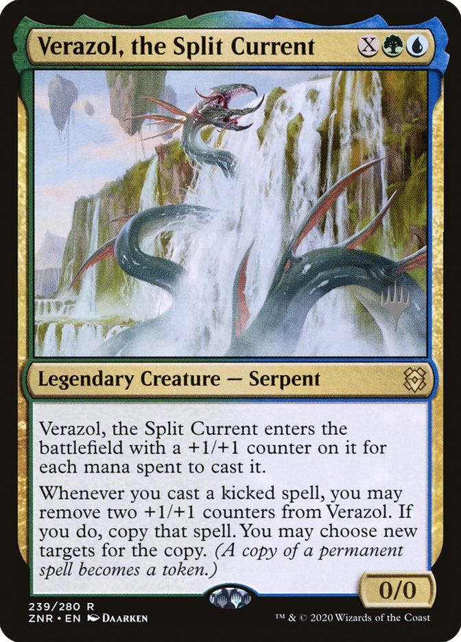 Verazol, the Split Current (Promo Pack) [Zendikar Rising Promos] (PZNR 239P)