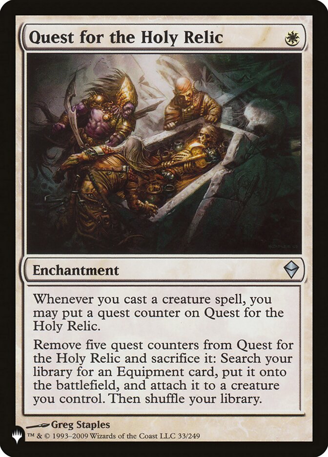 Quest for the Holy Relic [The List] (LZEN 33)