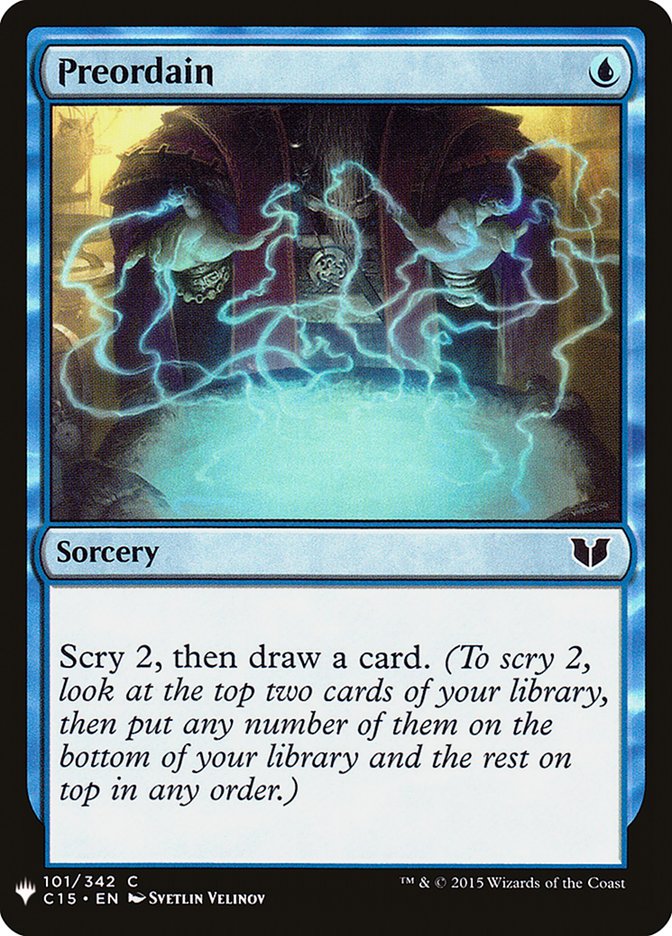 Preordain [Mystery Booster] (MB1 460)