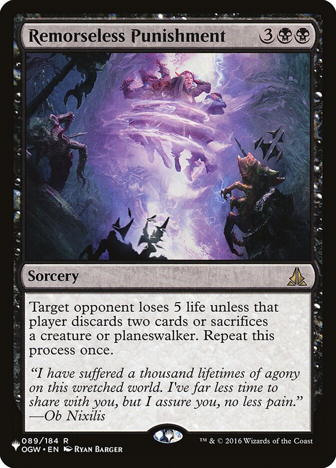 Remorseless Punishment [The List] (LOGW 89)