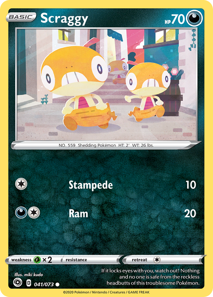 Scraggy (41/073) [Sword & Shield: Champion's Path]
