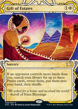 Gift of Estates (Etched Foil) [Strixhaven Mystical Archive] (STA 6)