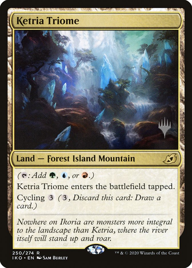 Ketria Triome (Promo Pack) [Ikoria: Lair of Behemoths Promos] (PIKO 250P)