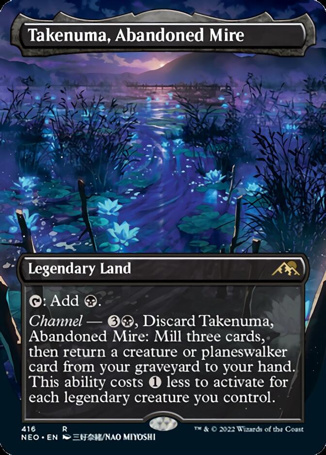 Takenuma, Abandoned Mire (Borderless) [Kamigawa: Neon Dynasty] (NEO 416)