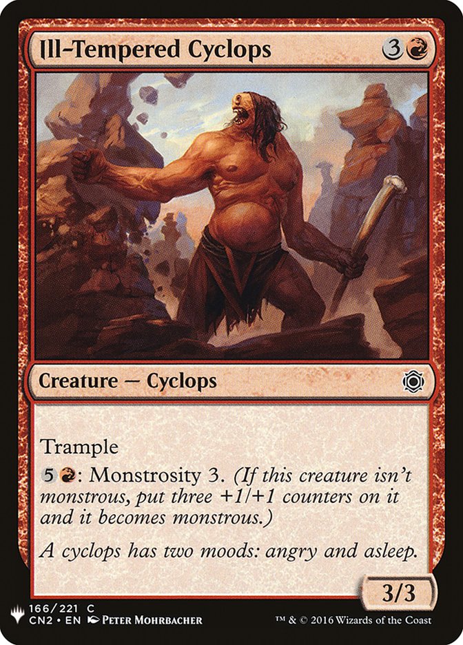 Ill-Tempered Cyclops [Mystery Booster] (MB1 977)