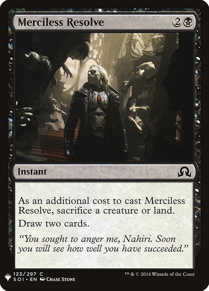 Merciless Resolve [Mystery Booster] (MB1 710)