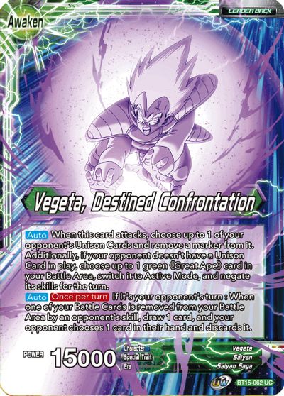 Vegeta // Vegeta, Destined Confrontation [BT15-062]