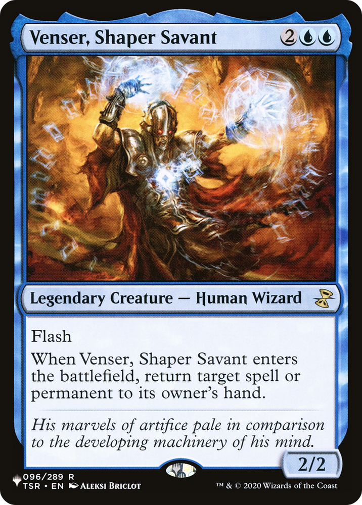 Venser, Shaper Savant [The List] (LTSR 96)